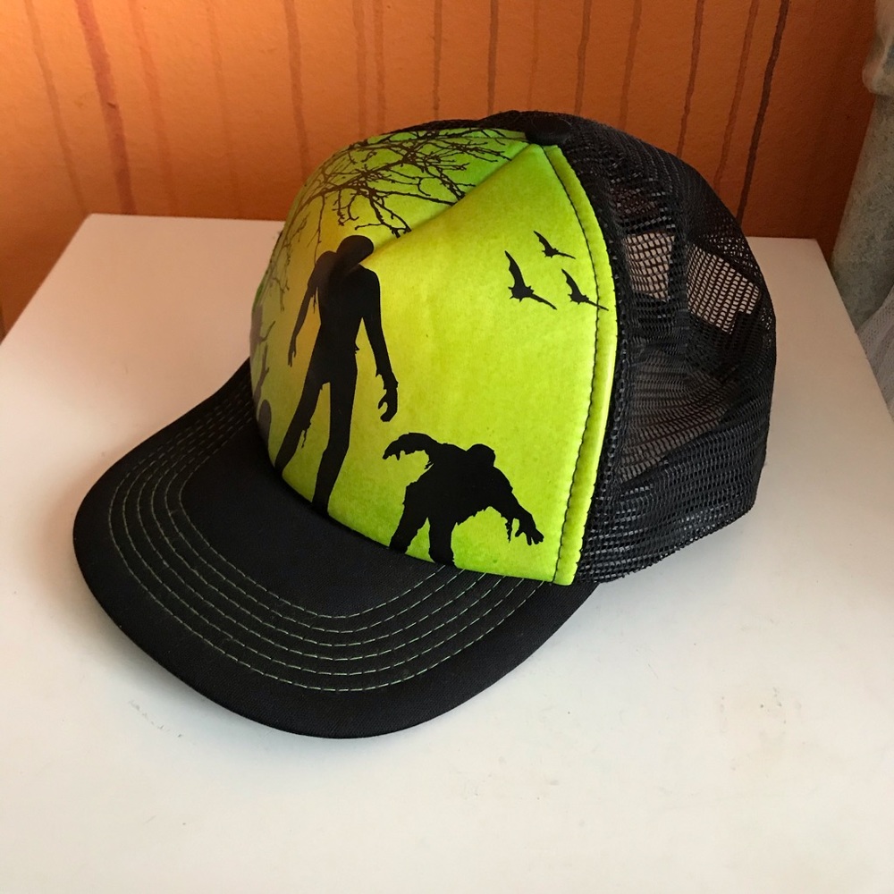 Hollywood Mirror Zombie Trucker Hat